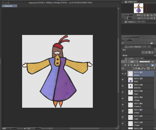 796 開発工程日誌 4 切り絵クリエーターの作業工程